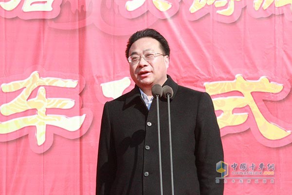 盤錦市政府王永威副市長(zhǎng)發(fā)表講話