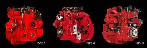 歐馬可超級卡車配裝的康明斯ISF2.8、ISF3.8、ISF4.5L發(fā)動機(jī)