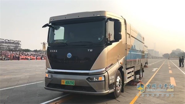 比亞迪全新T8純電動(dòng)洗掃車