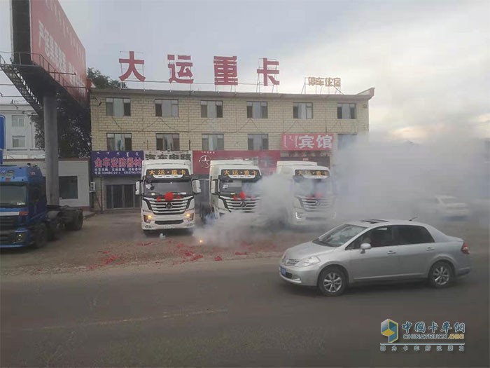 大運重卡持續(xù)勤耕市場