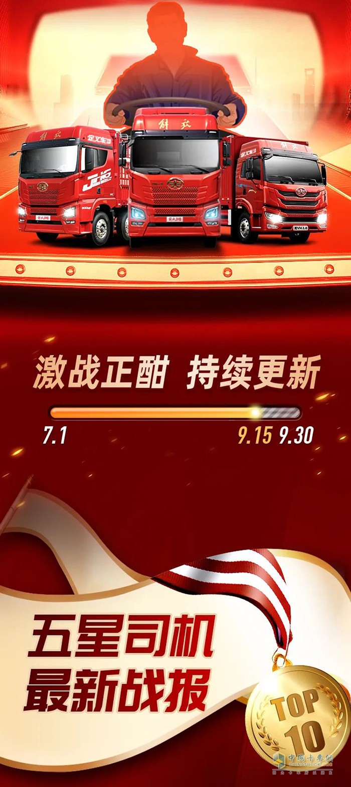 一汽解放青汽,定義車五星司機,重卡