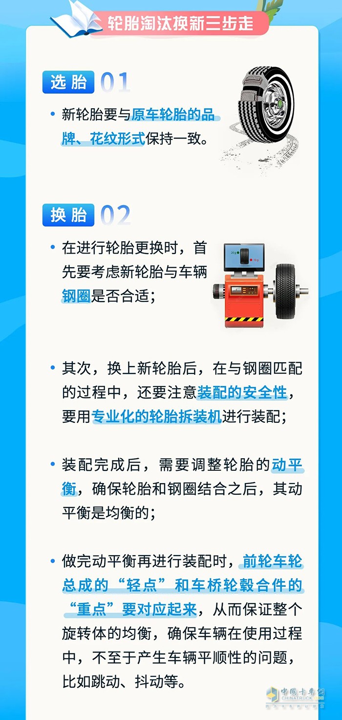 東風(fēng)商用車 輪胎大學(xué)問 選對換對