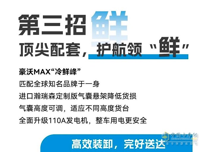 豪沃MAX“冷鮮峰”招招“鮮”，助你夏日冷鏈無懼“烤”驗(yàn)！