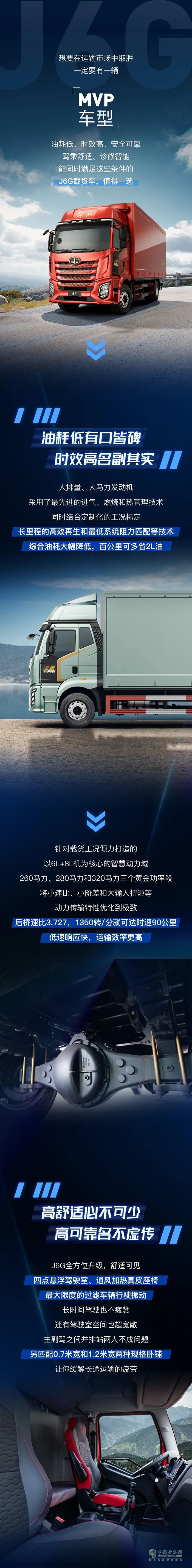 綠通運輸搶時效，解放J6G載貨車跑出致富加速度！