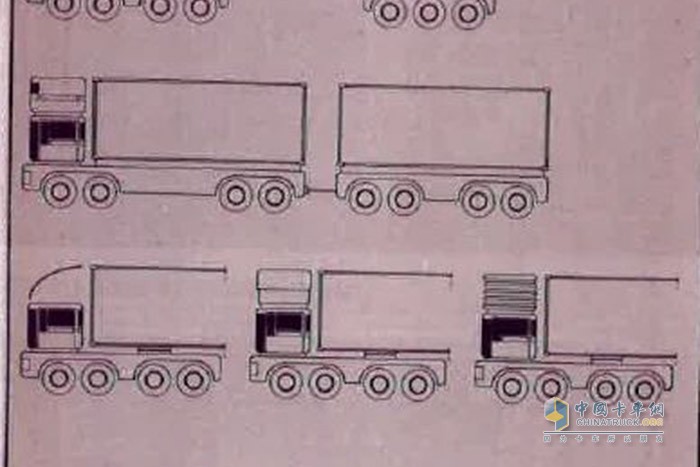 卡車就像搭積木一樣可以隨意組合。