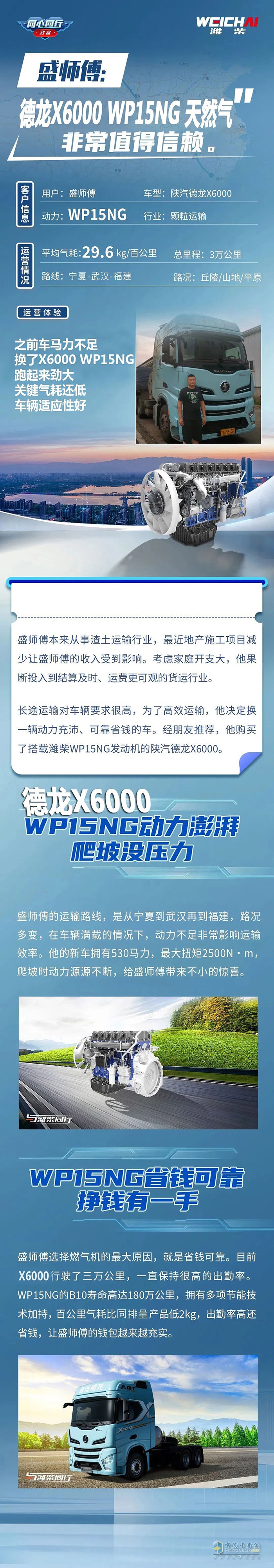 陜汽德龍X6000 WP15NG天然氣，你的信賴首選！