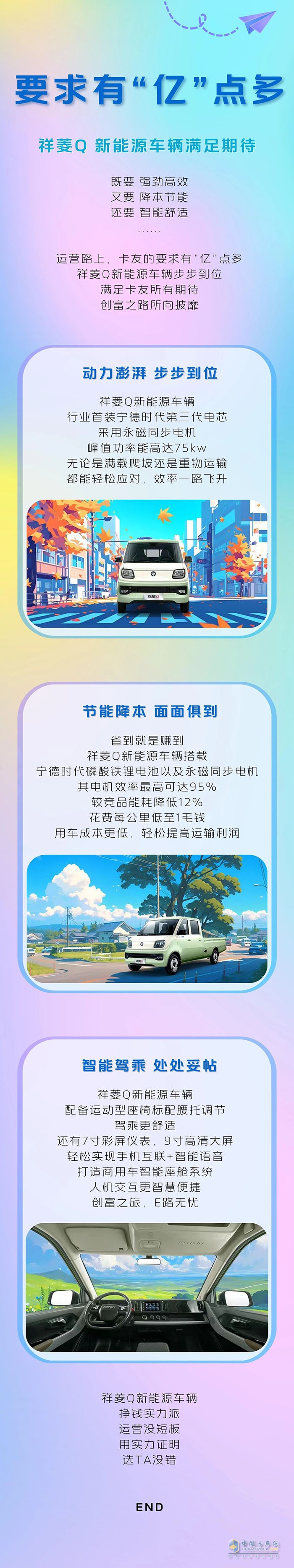 選車要求有“億”點(diǎn)多？祥菱Q新能源車步步到位，運(yùn)營(yíng)沒(méi)短板~