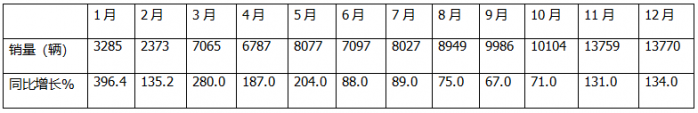 12月新能源輕卡銷13770輛再創(chuàng)新高！ 2024全年累銷9.9萬輛收官