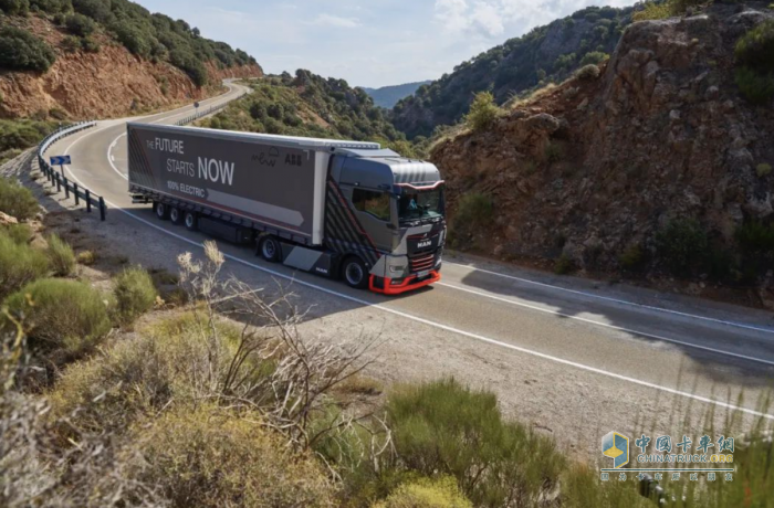 2024年首款限量版曼恩新款eTruck電動(dòng)卡車上市