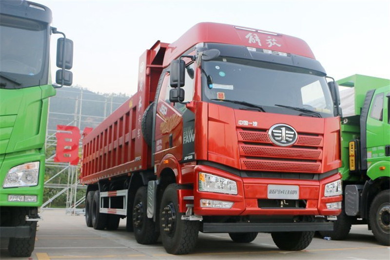 一汽解放 新J6P重卡 500馬力 8X4 8.8米 國(guó)五自卸車(CA3310P66K24L7BT4AE5)