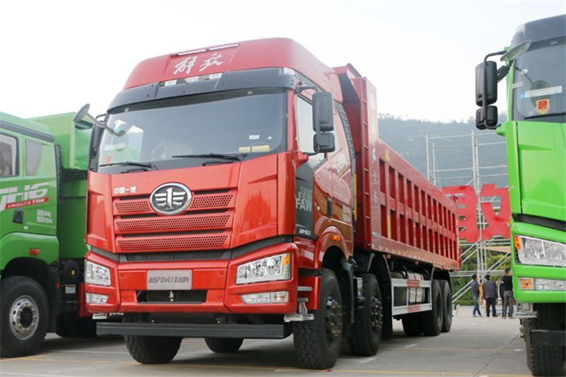 一汽解放 新J6P重卡 500馬力 8X4 8.8米 國(guó)五自卸車(CA3310P66K24L7BT4AE5)