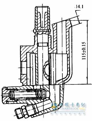 東風(fēng)EQ1090F2D車用柴油機(jī)齒輪式機(jī)油泵